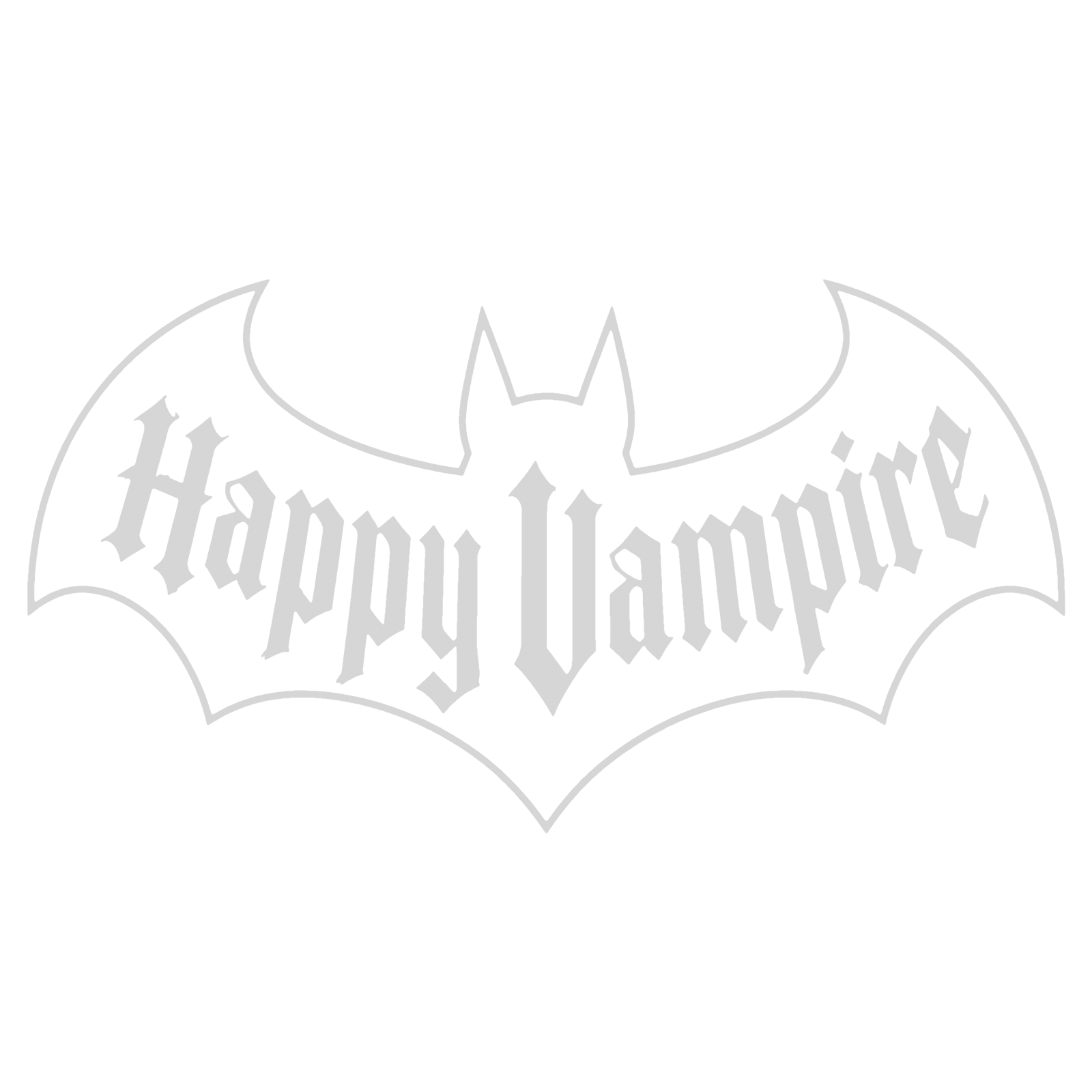 Happy Vampire Nocturne Foil Graphic Tee